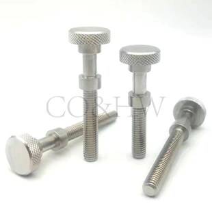 8调整螺栓 滚花旋钮型 PAZ66 304不锈钢AJSTKS3 手拧螺螺丝