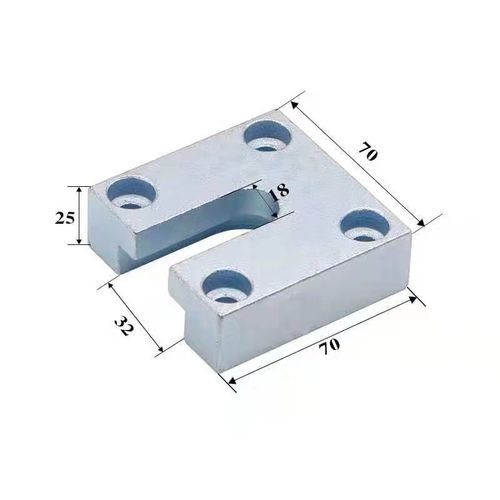 模具U型顶板顶针板强制模具锁挂钩拉锁顶板拉扣装置拉板45#钢镀锌