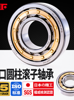 进口KIF圆柱滚子轴承NU202NJ203RN204N205NF206NUP207 208M209EM