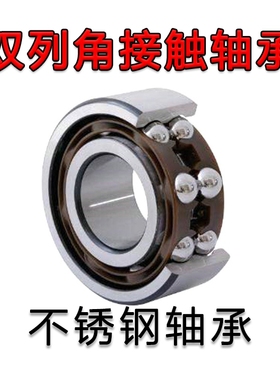 不锈钢双列角接触轴承S5207 5208 5209 5210 2RS