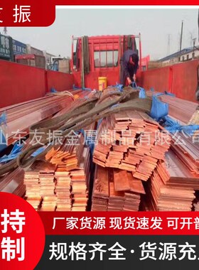 镀铜扁钢 40x4 50x5 铜覆钢接地材料J 光伏输变电站铜包钢接地母