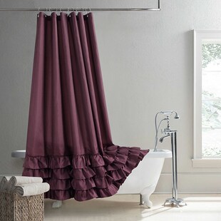 欧式潮流时尚华贵环m保素色涤纶布加厚防水洗澡间手工花边隔断浴