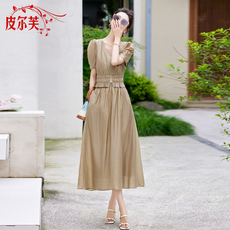 法式休闲时尚套装连衣裙女夏季新款今年流行高腰显瘦半身裙两件套