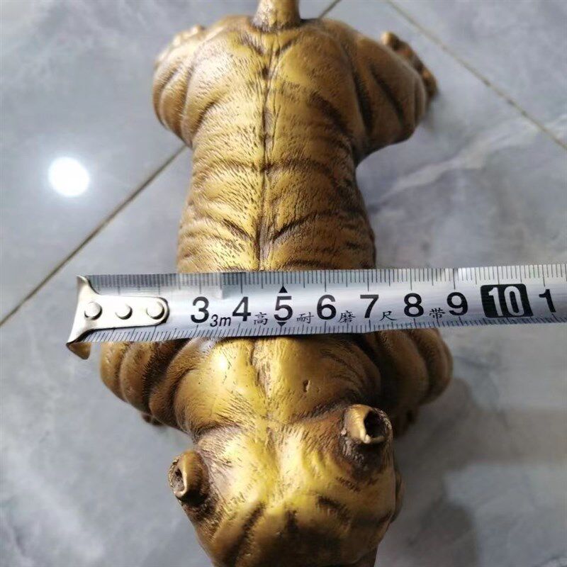 收藏纯铜狗摆件装l饰品宠物沙皮狗斗牛犬家居装饰铜小动物摆设