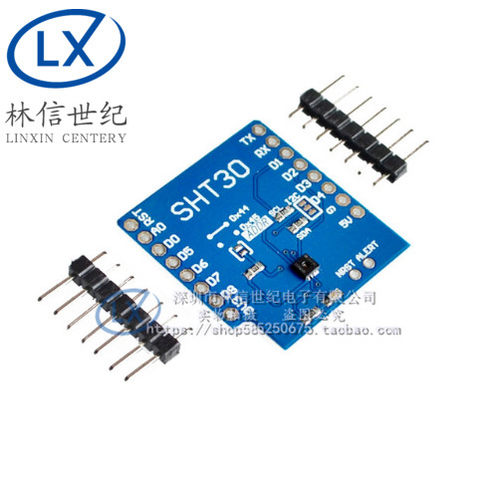 SHT30温湿度传感器模块 I2C通讯 温湿度扩展版 FOR D1 MINI