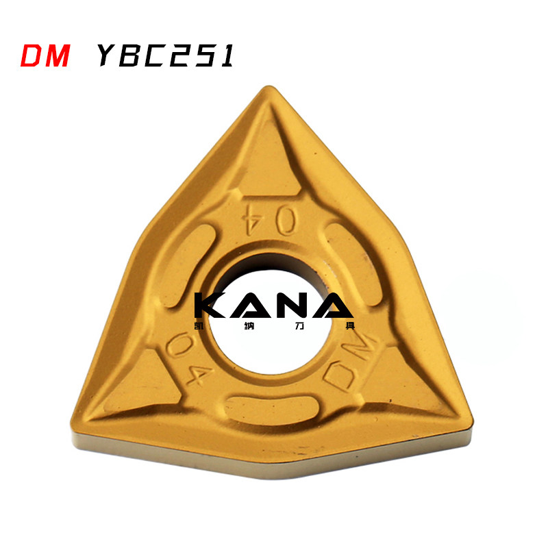 株洲钻石ZCCCT 株钻 数控刀片 WNMG080404-DM YBC251 WNMG080408