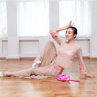 山鬼放灯行舞蹈演出服表演练功服装 女古典舞王诗意艺考纱衣中国风