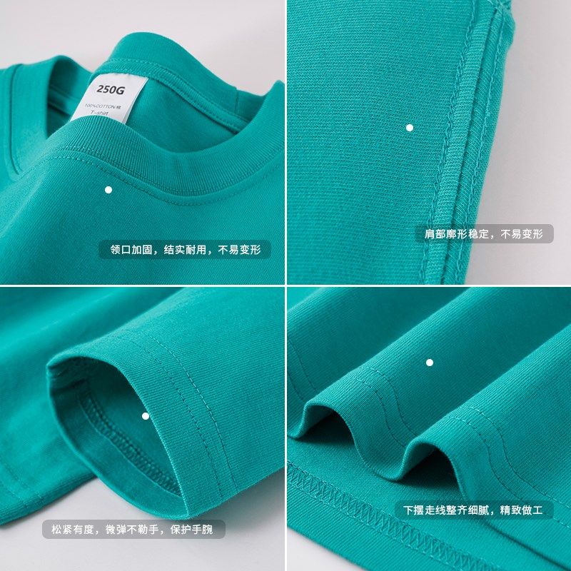 定制t恤长袖秋季印logo工作服同学聚F会纯棉文化衫团体服装印花di