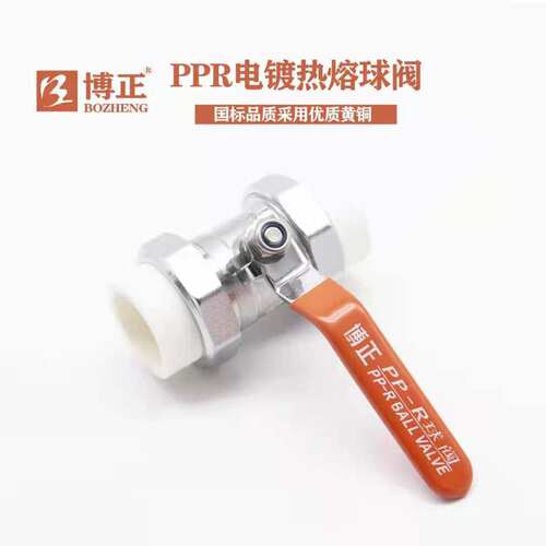 博正 PPR活接铜球阀双头热熔 自来水阀门快开关20mm-75mm