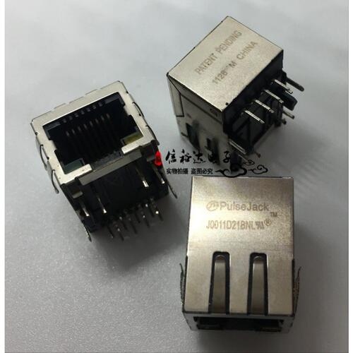 J0011D21BNL PULSE全新原装 模块化RJ45网络插座端口 J0011D21