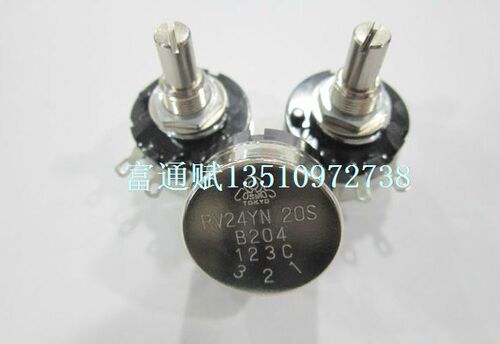 国产日本TOCOS RV24YN电位器B1K2K 5k10k20K100K1M电位器20MM圆轴