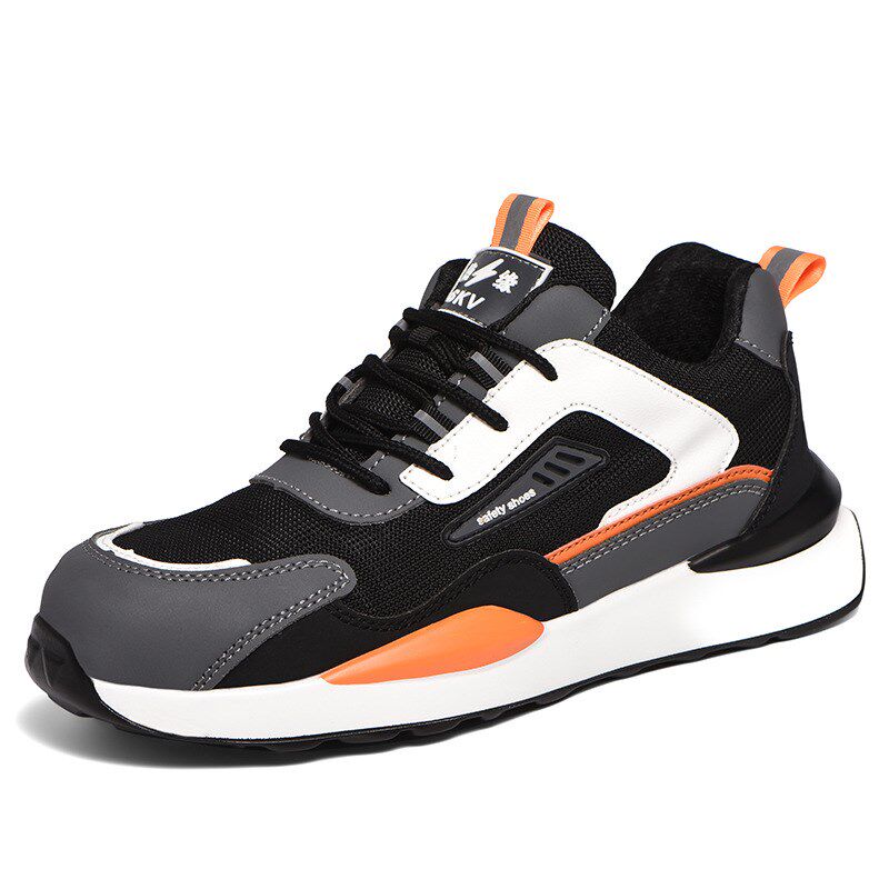 劳保鞋男款夏季钢包头防砸u防刺穿透气轻便软底耐磨电焊工作防护