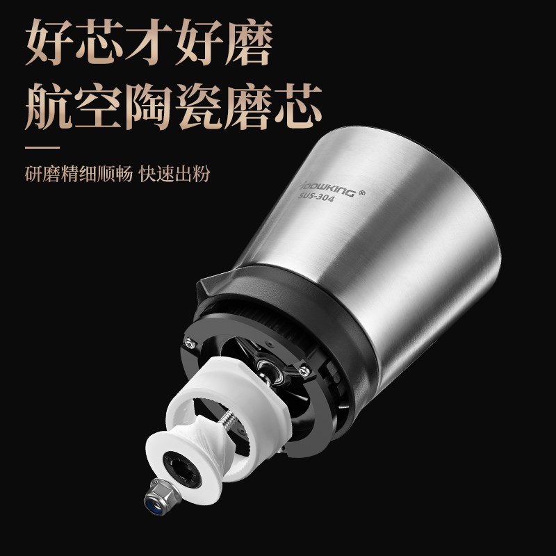 咖啡豆研b磨机手摇磨豆机家用小型手磨咖啡机手动便携式手冲器具