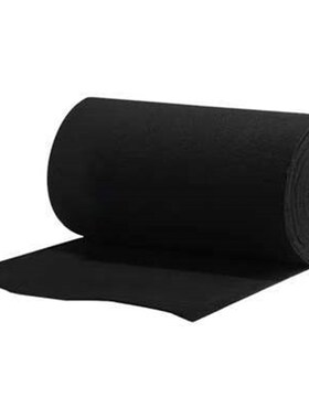 长20m宽1m活性炭吸附过滤棉黑色 纤维汽车喷漆工业烤X漆房空气净