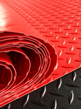 车厢用的加厚牛筋磨砂防滑垫子地毯户外防水PNVC地垫工厂橡胶地胶