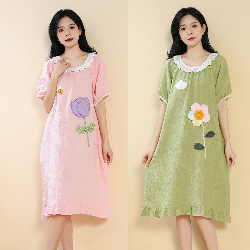 夏季薄款纯棉纱布浴巾2024新款全棉女款游泳大人浴袍可穿式速干