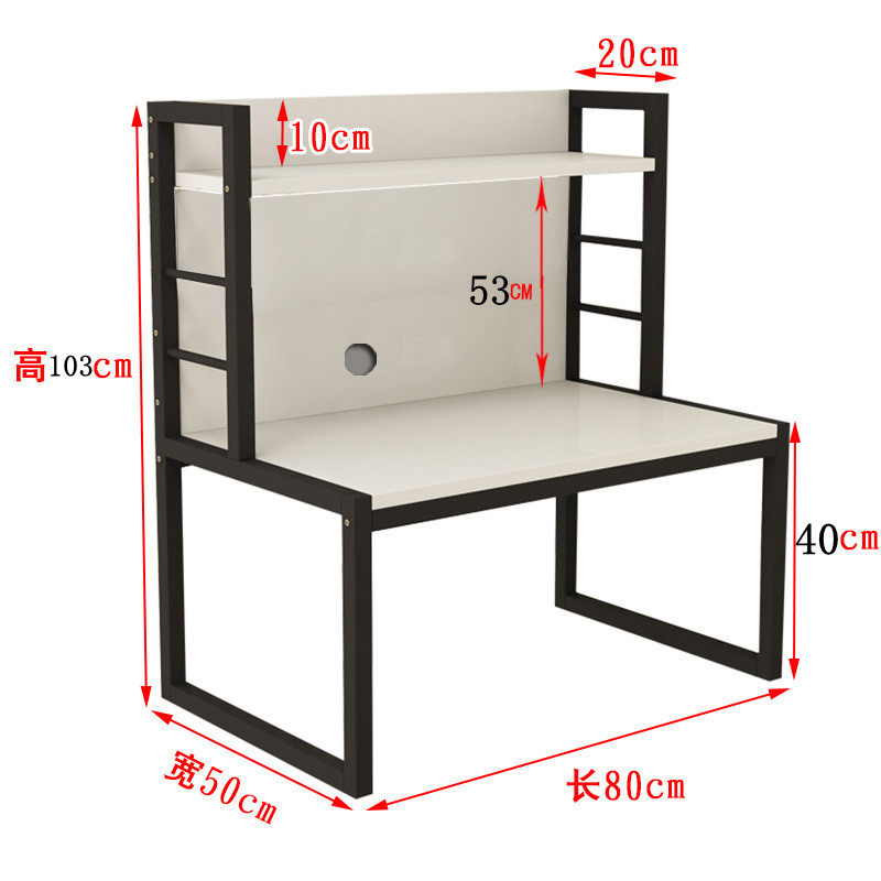 定制学生床上电脑学习桌台式机宿舍上下铺懒人置物架寝室小书桌木