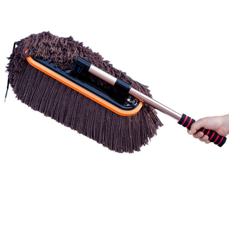 擦车神器汽车除尘k掸子蜡油拖扫车雪灰尘刷子车用拖把洗车工具套