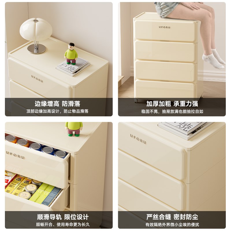 婴儿用品置物架多层宝宝喂养y台收纳柜卧室新生儿童抽屉式储物柜
