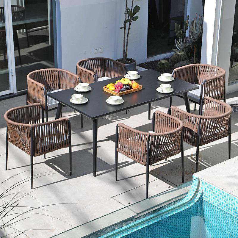 户外编绳水藤编桌椅闲台庭院花园露台酒店3734防防晒室外简约阳休,商业/办公家具,商用藤编家具,淘宝优惠券,粉丝福利购,淘宝优惠卷