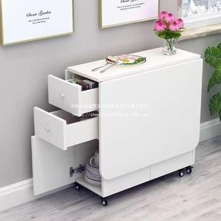 餐桌吃桌子叠家小户型多功能长DLS饭方形简约用易伸缩折可移动圆