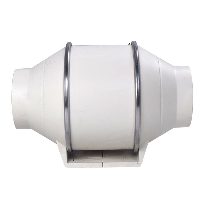 寸6寸圆形管道风4机斜流卫生厨间排扇油烟低BAE噪抽气风机房HF换