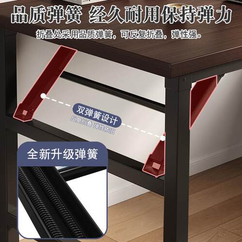RYK折叠桌子新型简易电租脑桌户外摆摊出小方桌便携式餐桌家用屋