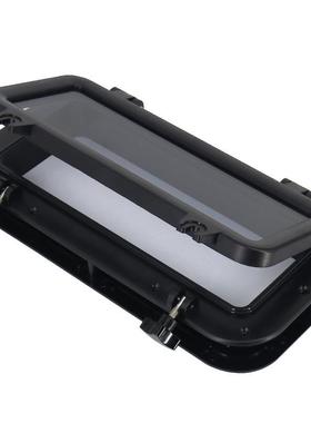 钢化璃艇塑胶JNF长方形舷窗黑/白色船用舷窗游船用房玻天窗装车饰