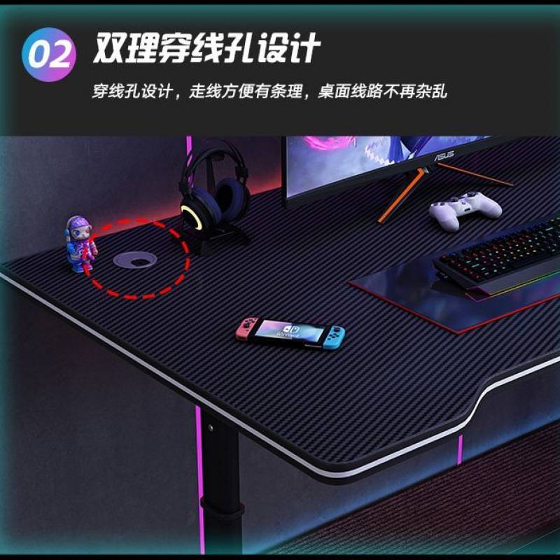手摇升降电动竞桌电脑桌学习桌可调节台式桌子家用升降桌腿手摇式