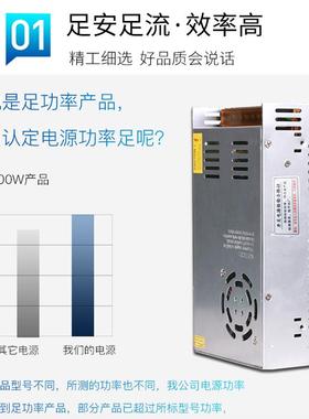 S-3020W350W400W500W6IRH00W开V关电源5V1V2436V48V监控LED变压器