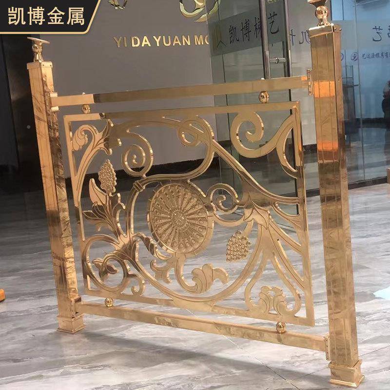 厂家别墅铜T艺楼梯花板扶手酒店K铜V咨询客服复式铝式护栏新中风