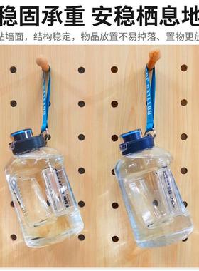 实木洞洞板板物架墙上储物柜墙壁进门收后置现做入户玄挂关墙QSix