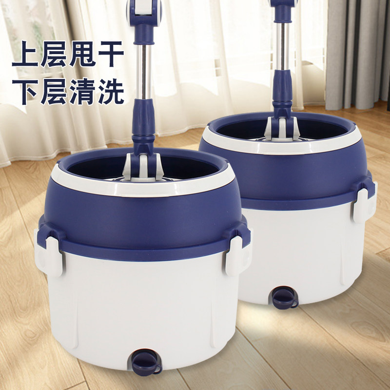 妙佳旋转拖把2024新款甩干一拖净