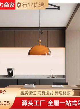 摇餐厅吊灯可位移法式古43284风灯餐桌复古日式简中约圆桌饭厅臂