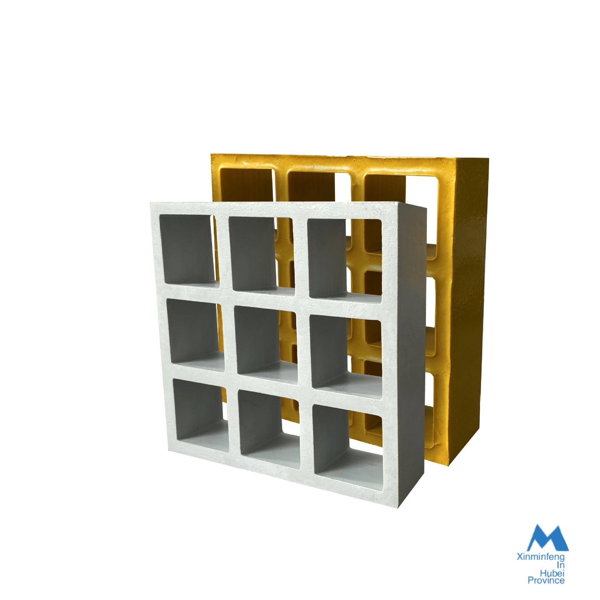 玻璃格栅板污水池钢格栅盖板玻璃5钢网格板格栅板GFN厂家H5050*0*