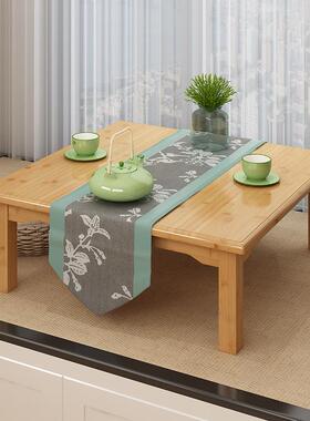 简约米炕日式竹炕桌茶窗桌实木榻榻茶几坐地茶台四方桌矮桌BXD飘