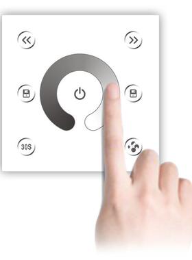 LED品调光器-10V/WM5V/P0WM10V信P号触产摸面板可自编场景调P1/P1