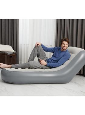 原装4B75064人靠estway7506单人背沙发懒充气沙发床休闲折叠躺椅