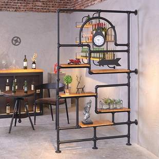 美式 030餐厅收纳置物风金属隔断 业意水管屏创风居家客厅卧工室yy