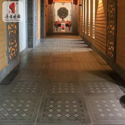唐语砖雕装60cm式庭院户外仿古砖雕四古建合院中TY-QD600墙地面饰