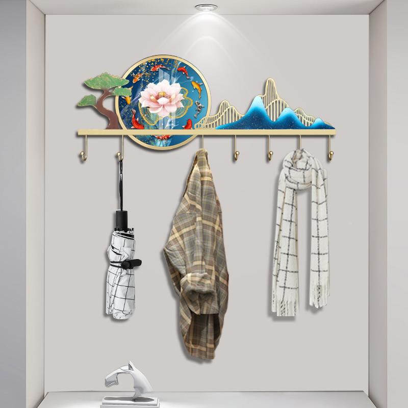 创户衣帽钩挂衣架进3368门玄关衣服挂现代性挂衣钩时入尚意装饰个