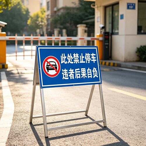 【超强反光】禁止停车提示牌