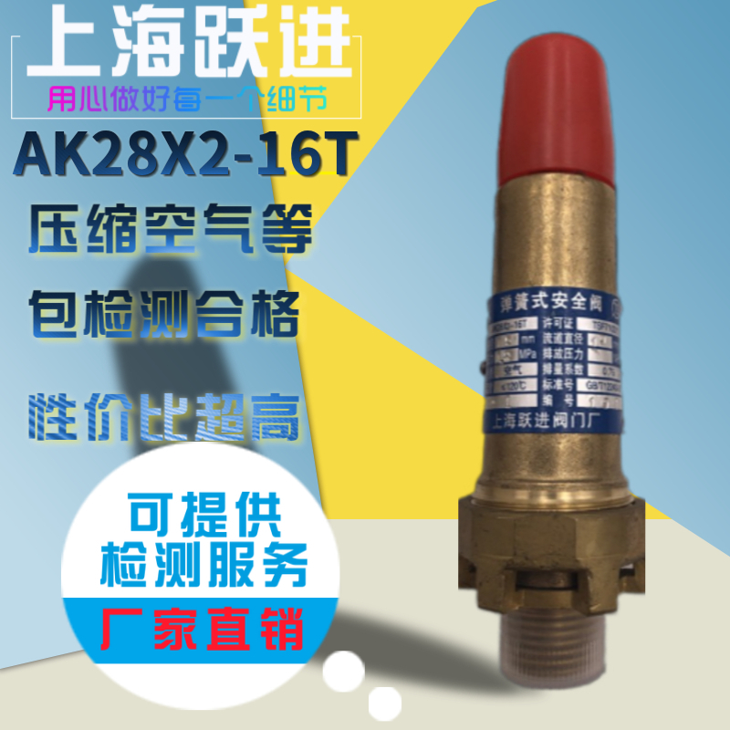 上海跃进原厂油气分离器AK28X/AK28X2/A28HP-16T空气压缩机安全阀