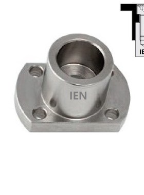 端面型导向轴固定座 支撑座带法兰GAR02 22-D16 20 25 30 40镀镍