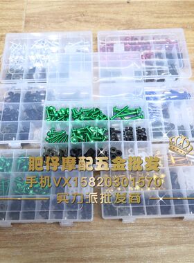 R3摩托车跑车400cc小忍者永源350CC水冷双缸 改装 全车外板壳螺丝