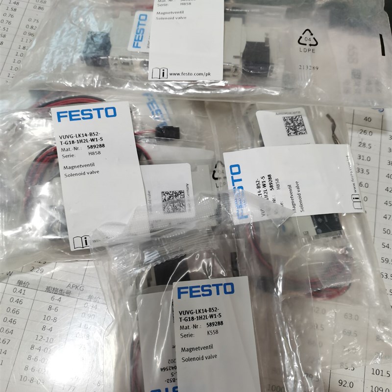 FESTO费斯托电磁阀 VUVG-LK14-B52-T-G18-1H2L-S 8042564原装正品
