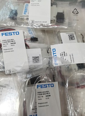 FESTO费斯托电磁阀 VUVG-LK14-B52-T-G18-1H2L-S 8042564原装正品