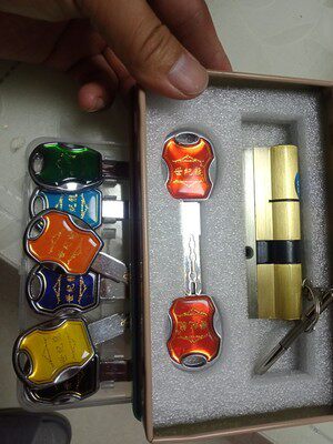 贼见愁步阳防盗门适用D级锁芯门锁老式全铜超C级盼盼通用型家用