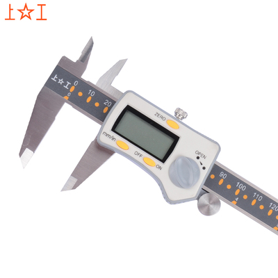 上工 三按键电子数显卡尺游标卡尺不锈钢数显尺0-200/0-8