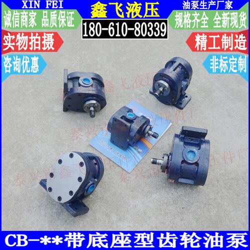 带脚齿轮油泵CB-18带底座润滑泵CB-25输油泵CB-35低压齿轮泵CB-50